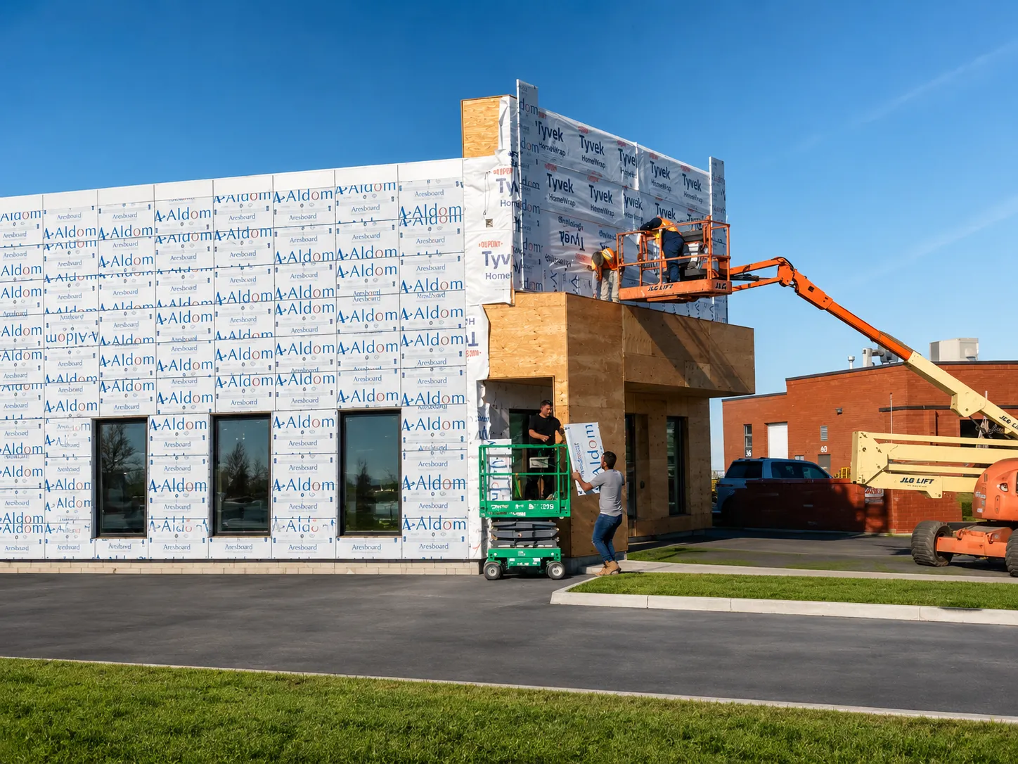 ACM Cladding — Guven Construction project