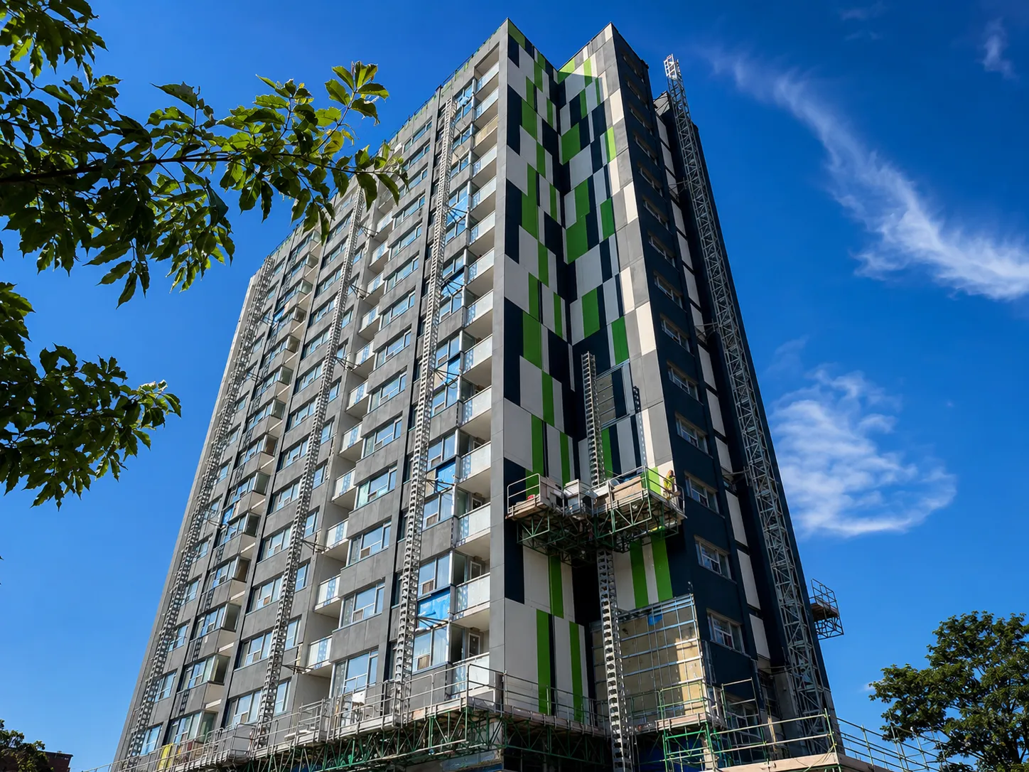 ACM Cladding — Guven Construction project
