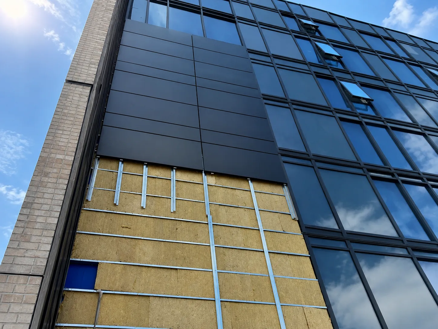 ACM Cladding — Guven Construction project