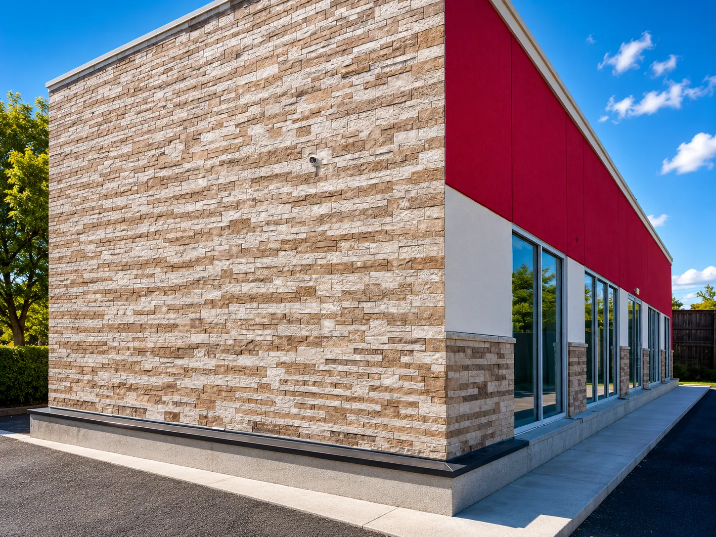 Stone Veneer — Guven Construction project
